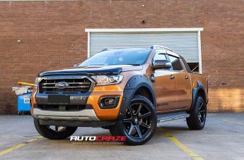 FORD RANGER AVALANCHE GLOSS BLACK MILLED ACCENTS